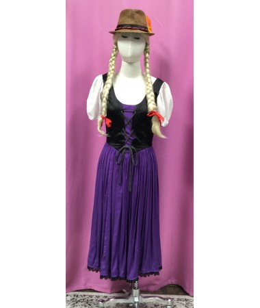 Purple Wench Dress ADULT HIRE